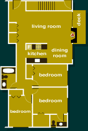 3 Bedroom Apartment Layout (8 k)